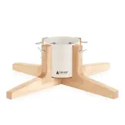 Christmas Tree Stand Base for 7ft Real Tree Sliver Christmas Tree Holder Stab...