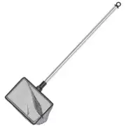 4 Inch Fishing Net With Telescopic Handle Fine Nylon Mesh For Aquariums And