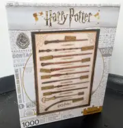 Harry Potter Jigsaw Puzzle Wands 1000 Piece Poster Style Easy Framing Wizard