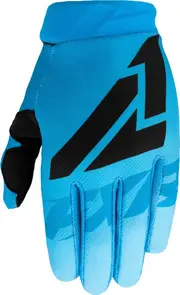 FXR Clutch Strap MX Gear Motocross Gloves, black-blue, Size L for Men Black Blue