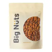 1kg Big Nuts Roasted Almonds (Unsalted) - Healthy Snack, Free Shipping