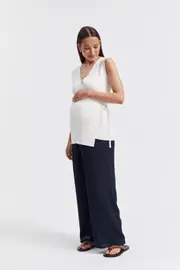 Holiday Rayon Pant II (Navy) - FINAL SALE
