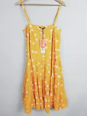 MISTER ZIMI Womens Size 12 Buttercup Spot Sofia Dress NEW + TAGS - Rare Find