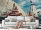 3D Monkey Temple Wallpaper Wall Mural Removable Self-adhesive Sticker 362