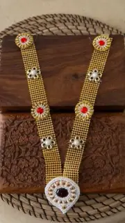 Krishna Necklace, Belt and Handpiece Set