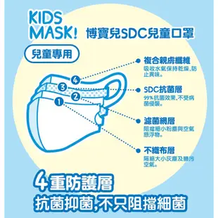 PROBO 博寶兒 SDC 3D立體兒童口罩-佩佩豬 超值包10枚入【宜兒樂】