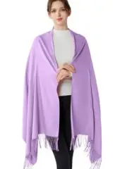 Pashmina Shawls and Wraps For Evening Dress Soft Warm Scarf for Women 05 Mauve