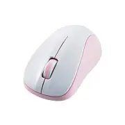 ELECOM Mouse Wireless Mouse Bluetooth Quiet 3 Buttons S Size Antibacterial Pink