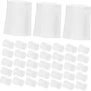 120Pcs Press Bottle Adapter Kit for Fragrance Oils Perfumes and Liquid Medicine Transparent Perfume Dispenser Mouthpieces for Easy Transfer and Versatile Use