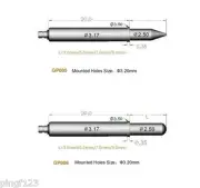 2pcs Spring Loaded Guide Pin for test fixture barrel 3.17mm / 4.8mm