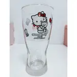 HELLO KITTY 40週年經典玻璃曲線杯 冷水杯 玻璃杯 水杯 711集點