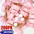 200Pcs Compressed Towels Tablet Capsules Wash Cloths Travel Camping Emergency AU
