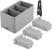 Intelligent Flight Battery Plus 3950mAh+3-Way Charging Hub Charger，Compatible for Mini 4 Pro 3，Drone Accessories(3BatteryWithCharger)