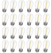 Shatterproof,Waterproof S14 String Light Bulbs,Led Patio Lights Outdoor Water...
