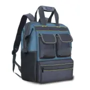 Backpack Tool Bag Oxford Cloth Large Capacity for Electrician Plumber Outdoor