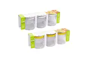 72 x Mini Glass Conserve Jar Screw Top Jam Lolly Storage Preserving Jars 60ML