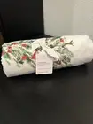 Pottery Barn Christmas In The Country Cotton/Linen Tablecloth 70x126” NEW