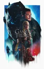 Game Of Thrones poster - 11 x 17 inches - Frost King, John Snow