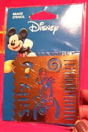 DISNEY STENCIL GOOFY BRASS UNUSED and UNOPENED NO. 46618 (D2D)