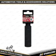 PK Tool 17mm 1/2" Drive 6Pt Metric Cr-V Deep Impact Socket - Smooth Satin Finish