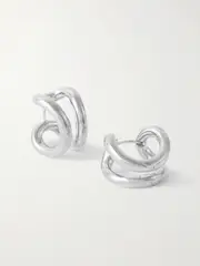[LIÉ STUDIO] LIÉ STUDIO - The Steffie Silver Hoop Earrings - One size One size Silver