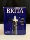 BRITA Bottle Replacement Filters 6 Filters 1 Year Pack - NEW