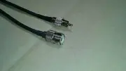 US MADE RG-58 RCA Male to SO239 UHF Female 50 ohm coax cable 3 FT