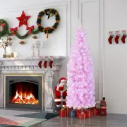 Costway1.83M/2.1M Pre-Lit Artificial Christmas Tree for Decoration-183CM