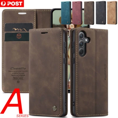 For Samsung Galaxy A56 A36 A16 A55/53 Case Wallet Card Holder Leather Flip Cover