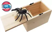 Original Spider Scare Prank Box, Hilarious Wooden Scare Box,Handmade Fun