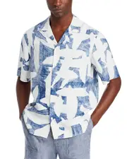 Ps Paul Smith Printed Camp Shirt