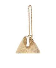 Jimmy Choo Callie Chain Strap Mini Clutch Bag One size White