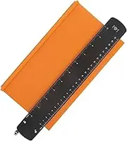 Shape Profile Duplicator | 10 Inch Double-Sided Measurement with Lock | Construction Ruler Measure Tool, Handyman Woodworking Tool for Corners and Contoured