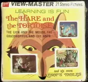 The HARE and the TORTOISE 3d View-Master 3 Reel Packet SEALED