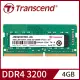 Transcend 創見 4GB JetRam DDR4 3200 筆記型記憶體 (JM3200HSH-4G)