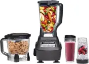 SuperNinja Mega Kitchen System BL770 Blender & Food Processor 1500W, New