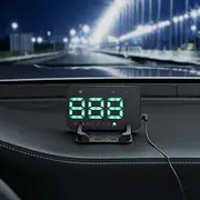 Giantz Universal Car Digital GPS Speedometer HUD Display Overspeed Warning Alarm
