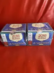 2x 2018 Panini World Cup Sticker Sealed Pink Back Mbappe Rookie!!