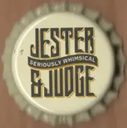 USA Plastic Lined Beer Crown Bottle Cap: Jester & Judge Brewing Cider