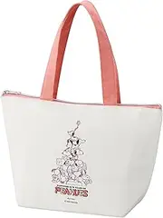 OSK Snoopy TB-14 Lunch Bag, Pink, Peanatus 75th Anniversary Peanuts