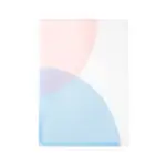 [ARTBOX OFFICIAL] 韓國 漸層夾層文件夾 (粉紅色和藍色)