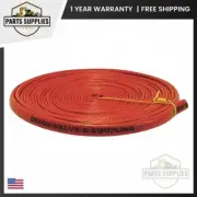2510-16 Dixon Valve 1" ID x 50 Ft Fire Jacket Iron Oxide Red for Hose Protection