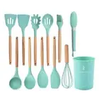 12Pcs Cookware Spatula Set with Food Grade Material Spatula Utensil Holder Ho AU