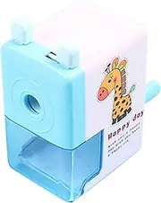 Rotating Pencil Sharpener Cartoon Hand Crank for Students Desk
