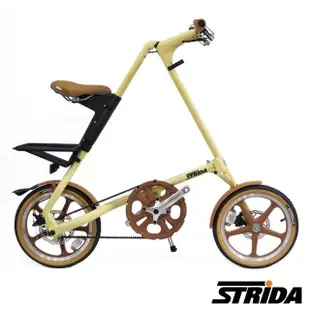 【STRiDA】英國 速立達16吋單速LT版碟剎折疊單車/三角形單車