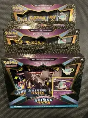 3 Pokémon TCG: Shining Fates Mad Party Pin Collections Box Polteageist NEW Seal