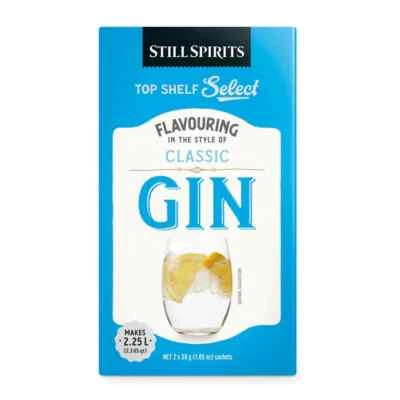 Still Spirits TOP SHELF SELECT Gin Essence 2 Sachets Makes 2.25L Spirit Brew