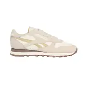 Reebok Classic Womens Leather Sneakers Chalk/Alabaster/Moonstone Shoes
