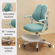 Adjustable Kids Study Chair Study Task Swivel Chair w/Gravity Self-Locking Wheel