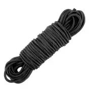 33ft Long Kayak Bungee Cord 1/8 Inch Heavy-Duty Bungee Shock Cord Roll Black